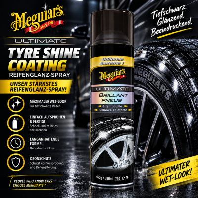 Meguiars Ultimate Tyre Shine Coating 425 ml | Reifenglanz-Spray