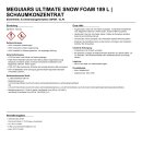 Meguiars Ultimate Snow Foam 189 l | Schaumkonzentrat