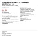 Sonax Molecular Glanzshampoo Konzentrat 10l