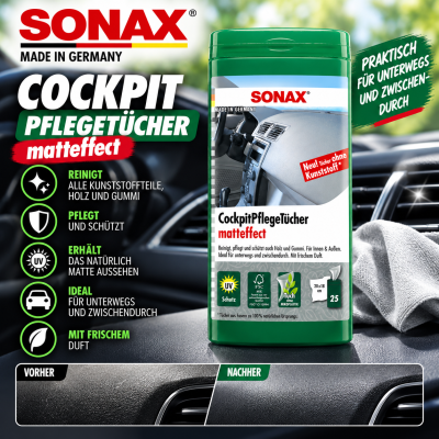 Sonax Cockpitpflegetücher 25 Stück