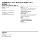 Sonax Antifrost + Klarsicht bis -18°C Citrus 5 l