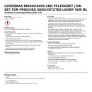 Ledermax Reinigungs und Pflegeset | Ein Set für frisches geschütztes Leder 1000 ml