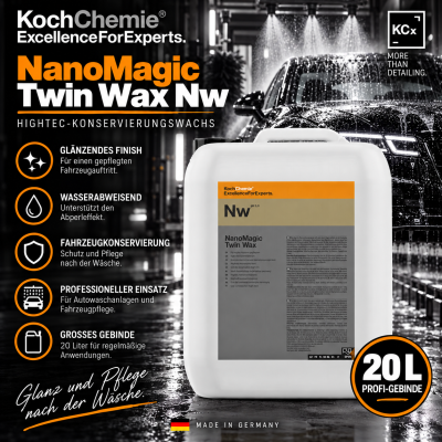 Koch Chemie NanoMagic Twin Wax Nw 20 l | HighTec-Konservierungswachs