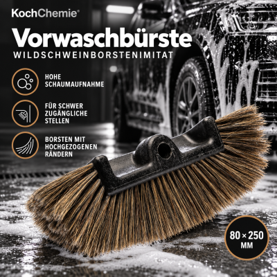 Koch Chemie Vorwaschbürste mit Wildschweinborstenimitat