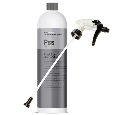 Koch Chemie Plast Star Siliconölfrei Pss 1000 ml | Premium-Kunststoffaußenpflege siliconölfrei inkl. Sprühkopf Star