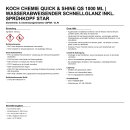 Koch Chemie Quick & Shine Qs 1000 ml |...