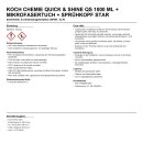 Koch Chemie Quick & Shine Qs 1000 ml + Mikrofasertuch...