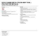Koch Chemie Metal Polish Mep 75 ml | Politur für Metalle