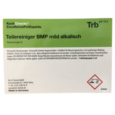 Koch Chemie Etiketten f&uuml;r Leerflaschen Trb | Teilreiniger BMP mild alkalisch