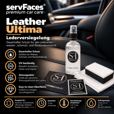 servFaces Leather Ultima - Lederversiegelung