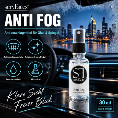 servFaces Anti Fog - Antibeschlagmittel 30ml