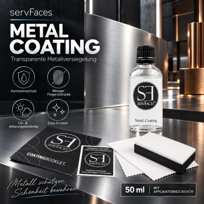 servFaces Metal Coating - Metallversiegelung 50 ml