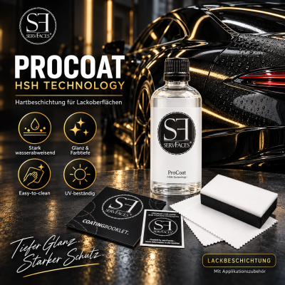 servFaces ProCoat - HSH-Technology - Lackversiegelung
