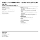 servFaces Hybrid Wax Creme - Wachscreme 250 ml