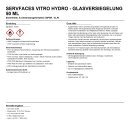 servFaces Vitro Hydro - Glasversiegelung 50 ml