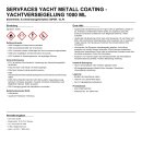 servFaces Yacht Metall Coating - Yachtversiegelung 1000 ml