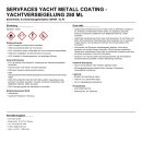 servFaces Yacht Metall Coating - Yachtversiegelung 250 ml