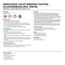 servFaces Yacht Window Coating - Glasversiegelung 1000 ml