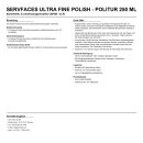 servFaces Ultra Fine Polish - Politur 250 ml