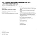 servFaces Leather Cleaner Strong - Lederreiniger 200 ml