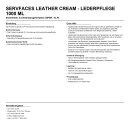 servFaces Leather Cream  - Lederpflege 1000 ml