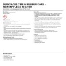 servFaces Tire & Rubber Care  - Reifenpflege 10 Liter