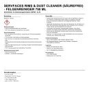 servFaces Rims & Dust Cleaner (säurefrei) -...