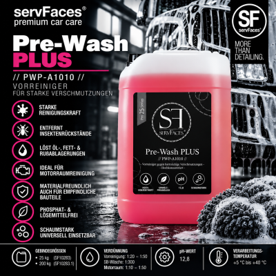 servFaces Pre-Wash PLUS Vorwäsche 25 kg
