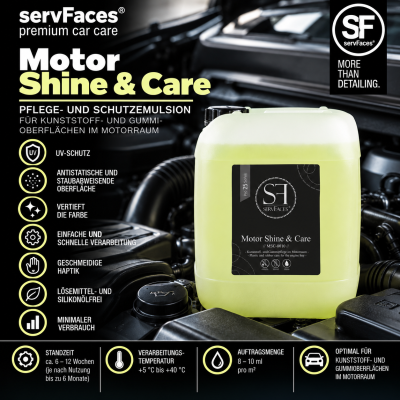 servFaces Motor Shine & Care Motorraumversiegelung 10 kg
