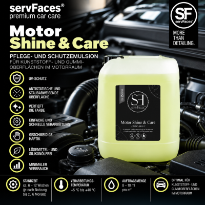 servFaces Motor Shine & Care Motorraumversiegelung 25 kg