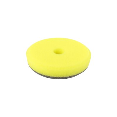 servFaces Polierschwamm V1 (grau/gelb-hart, offenzellig) Ø 88mm / 22mm hoch Velours= Ø 80mm Kühlungsbohrung= Ø 20mm 1 Pad