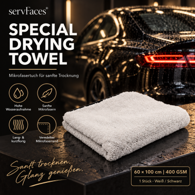 servFaces Special Drying Towel - Trockentuch