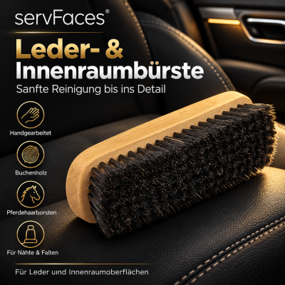 servFaces Leder- & Innenraumbürste