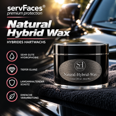 servFaces Natural Hybrid Wax 200ml