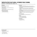 servFaces Natural Hybrid Wax 200ml