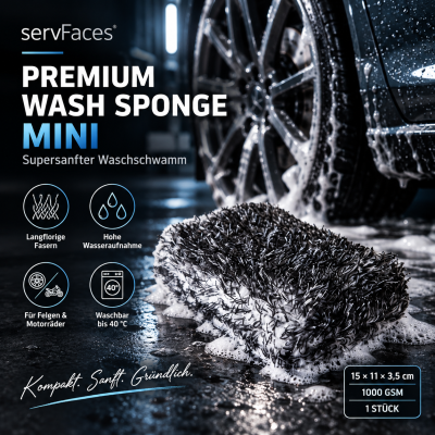 servFaces Premium Wash Sponge - MINI | Waschschwamm