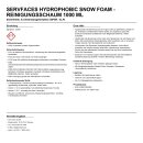servFaces Hydrophobic Snow Foam - Reinigungsschaum 1000 ml