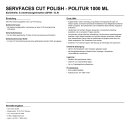 servFaces Cut Polish - Politur 1000 ml