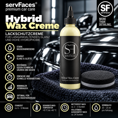 servFaces Hybrid Wax Creme - Wachscreme 500 ml