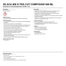 3D ACA 500 X-TRA Cut Compound 946 ml