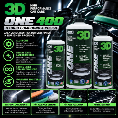 3D ONE 400 - Hybrid Compound & Polish