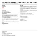 3D ONE 400 - Hybrid Compound & Polish 237 ml