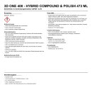 3D ONE 400 - Hybrid Compound & Polish 473 ml