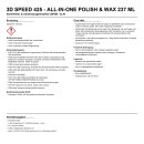 3D SPEED 425 - All-In-One Polish & Wax 237 ml
