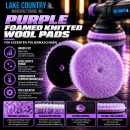 Lake Country Purple Foamed Wool Pad