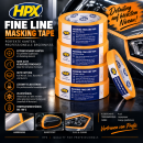 HPX Fine Line Masking Tape 4400 - orange