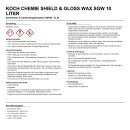 Koch Chemie Shield & Gloss Wax Sgw 10 Liter