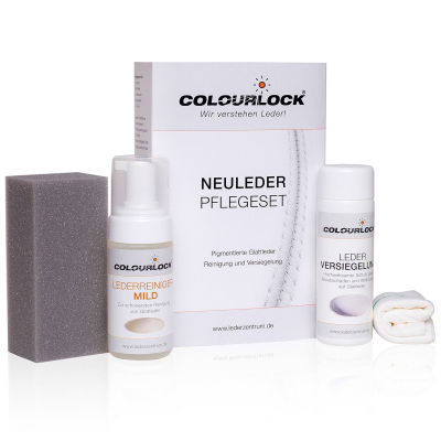 Colourlock Neuleder Pﬂegeset mild | Die optimale Pflege für Ihr Neuleder