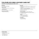 COLOURLOCK New Leather Care Set