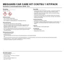 Meguiars Car Care Kit CCKITEU 1 Kit/Pack